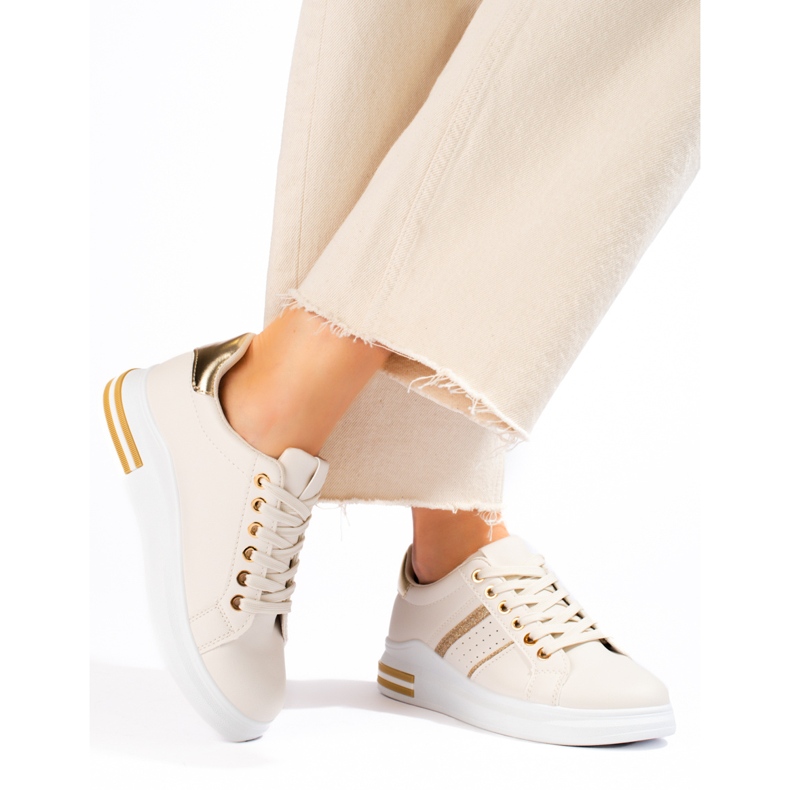 Deportivas mujer Shelovet beige 1