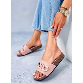 Chanclas Cadena Corcho Jarvis Rosa rosado 3