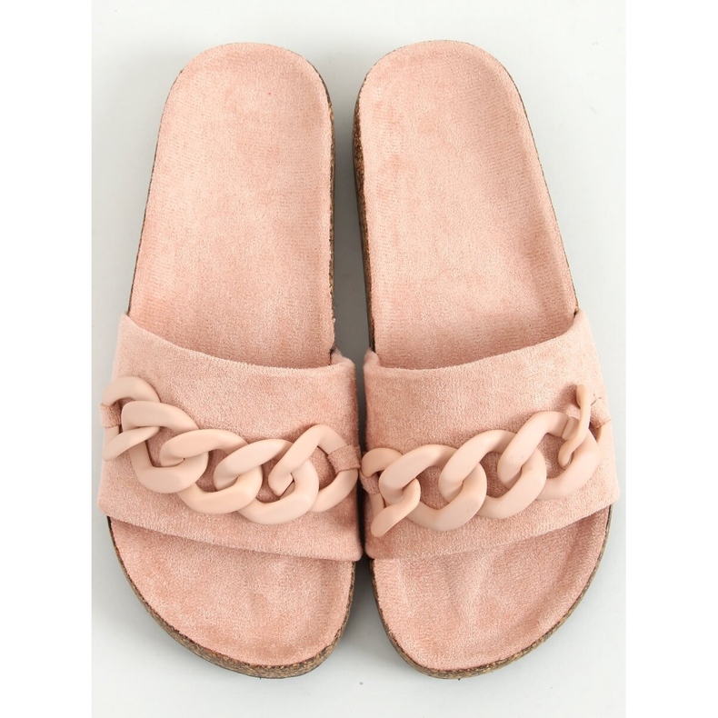Chanclas Cadena Corcho Jarvis Rosa 1