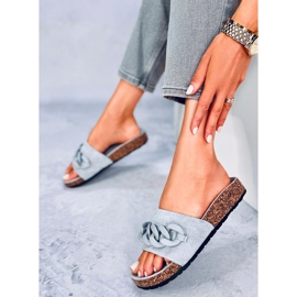 Pantuflas de corcho con cadena gris Jarvis 5