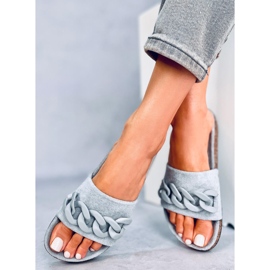 Pantuflas de corcho con cadena gris Jarvis 4