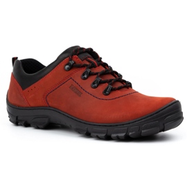 Kampol Zapatillas trekking hombre 36 rojo 2