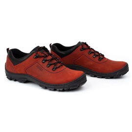 Kampol Zapatillas trekking hombre 36 rojo 3