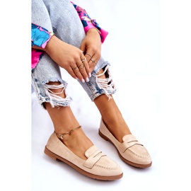 PS1 Mocasines Mujer Comodos Ante Beige Lucca 7 PS1 Mocasines Mujer Comodos Ante Beige Lucca 7