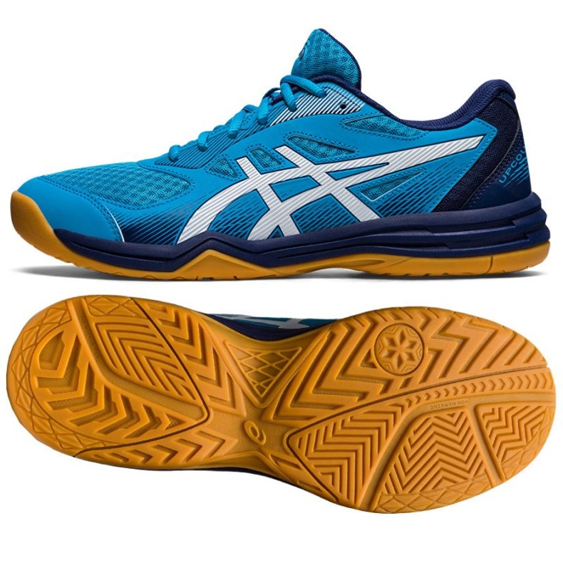 Zapatillas de voleibol Asics Upcourt 5 M 1071A086 402 azul azul 4