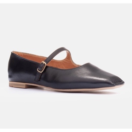 Marco Shoes Bailarinas estilo Mary Jane negro 2