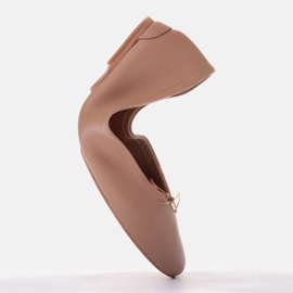 Marco Shoes bailarinas passo beige 5