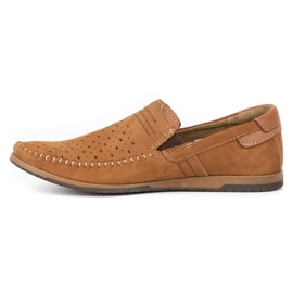 KOMODO Zapatos de hombre mocasines 876 verano camel multicolor 1