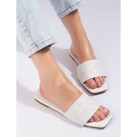 Goodin Babuchas ecopiel blanca blanco 2