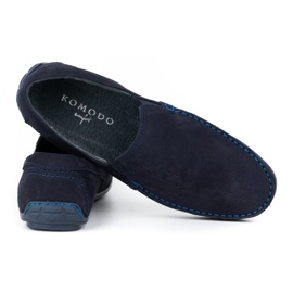 KOMODO Mocasines de hombre 890 azul marino 4