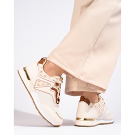 Deportivas mujer Shelovet beige 3