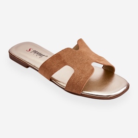 Seastar Pantuflas Clásicas Mujer Ante Beige Evana 9
