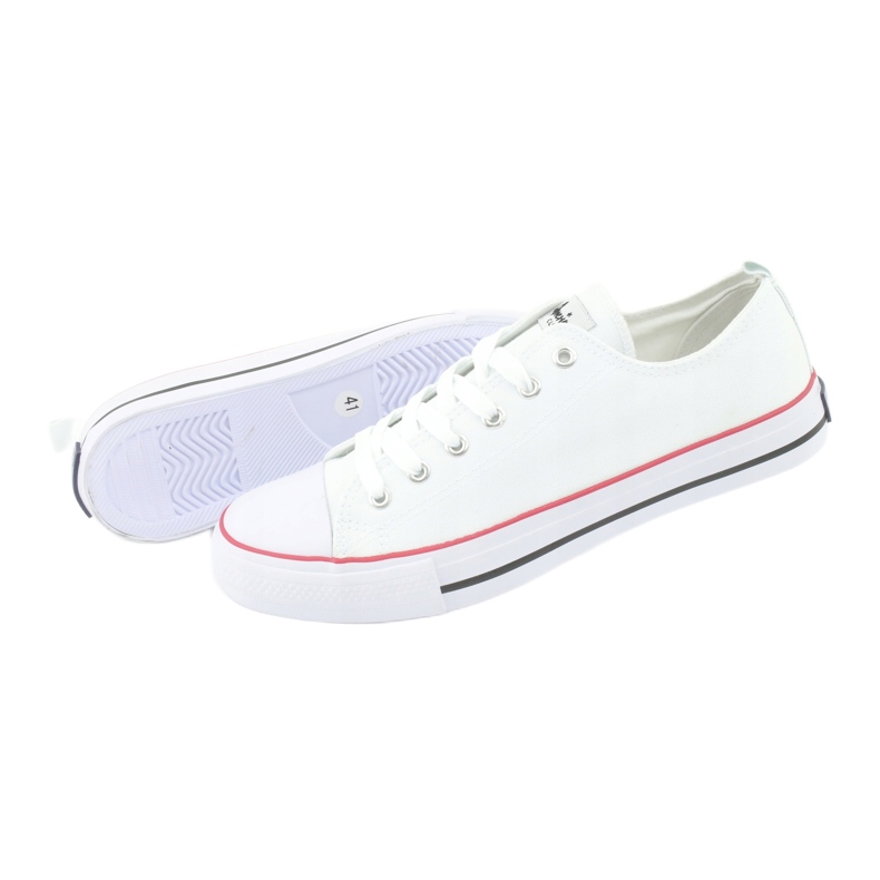 American Club Zapatos deportivos American LH36 para hombre blanco 4