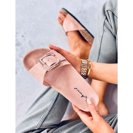 Pantuflas de corcho rosa N-111 Rosa rosado 5