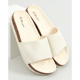 Zapatillas de casa de corcho para mujer Stoner Beige 3