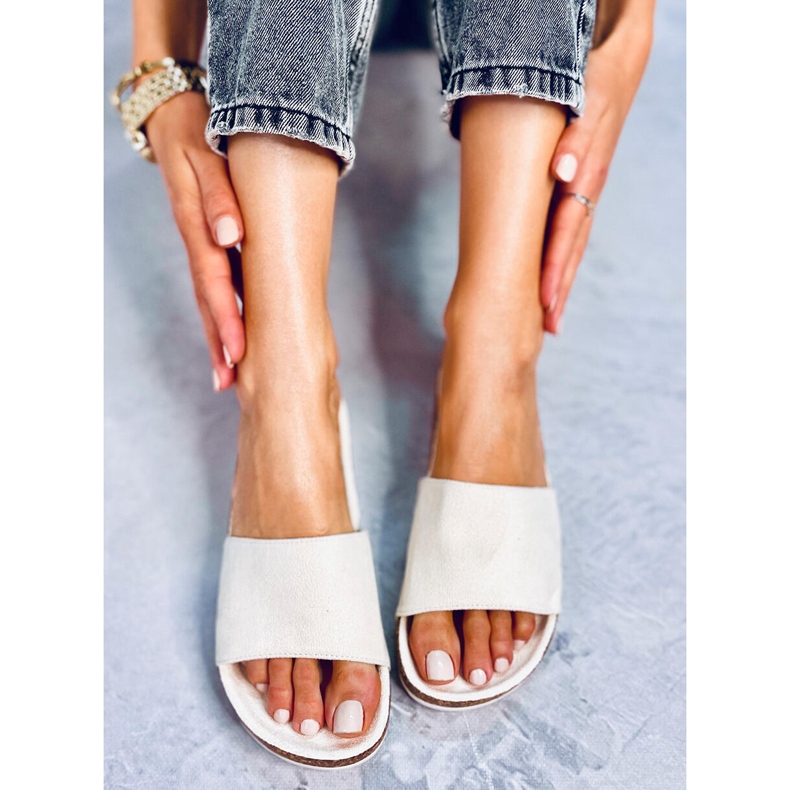 Zapatillas de casa de corcho para mujer Stoner Beige 1