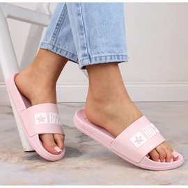 Chanclas de piscina rosa para mujer Big Star FF274A201 rosado 1