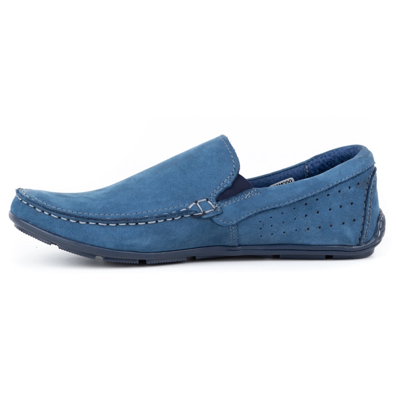 KOMODO Mocasines de hombre 890 azul 1