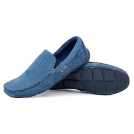 KOMODO Mocasines de hombre 890 azul 3