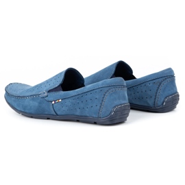 KOMODO Mocasines de hombre 890 azul 4