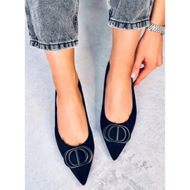 Bailarinas Arte Black con puntera almendrada negro 1
