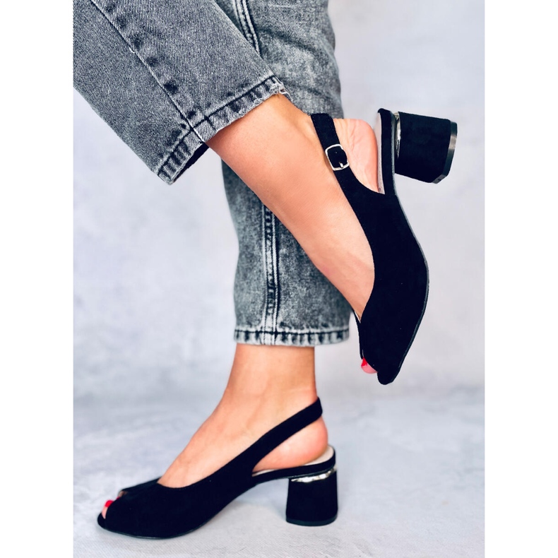 BM Sandalia tacón Venus Negro 2