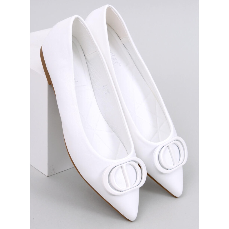 Falana Bailarinas puntera almendra blanca blanco 1 Falana Bailarinas puntera almendra blanca blanco 1