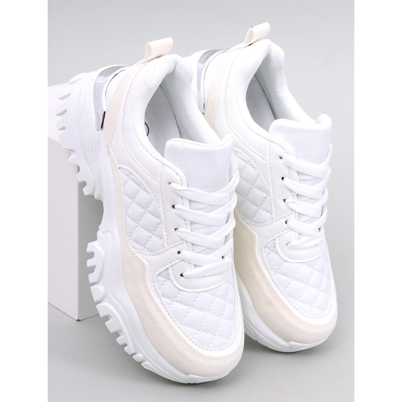 Ortega zapatillas blancas con cuña blanco 1