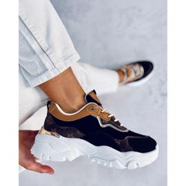 BM Nesbit zapatillas negras con cuña negro 5