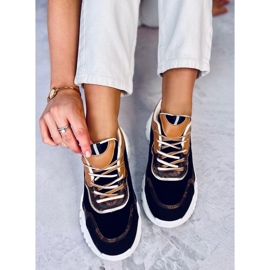 BM Nesbit zapatillas negras con cuña negro 2
