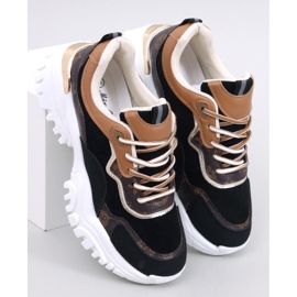 BM Nesbit zapatillas negras con cuña negro 1