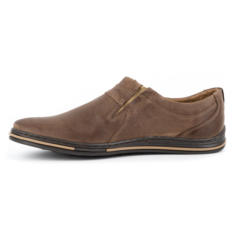 Polbut Zapatos Brogues para Hombre, Piel 362 Marrón 1
