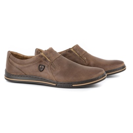 Polbut Zapatos Brogues para Hombre, Piel 362 Marrón 2