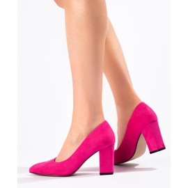 Zapatos de salón rosas de mujer de Shelovet rosado 2