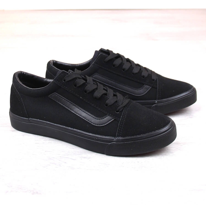 Deportivas bajas atletico de tejido negro 1 Deportivas bajas atletico de tejido negro 1