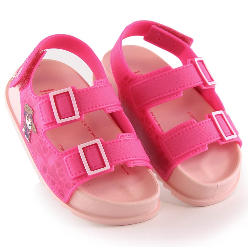 Sandalias rosas cómodas para niña Paw Patrol Zaxy JJ385015 07GR21BR 2