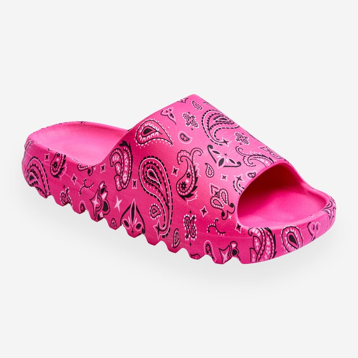 Zapatillas de mujer de moda en una plataforma masiva lorette fucsia rosa 1