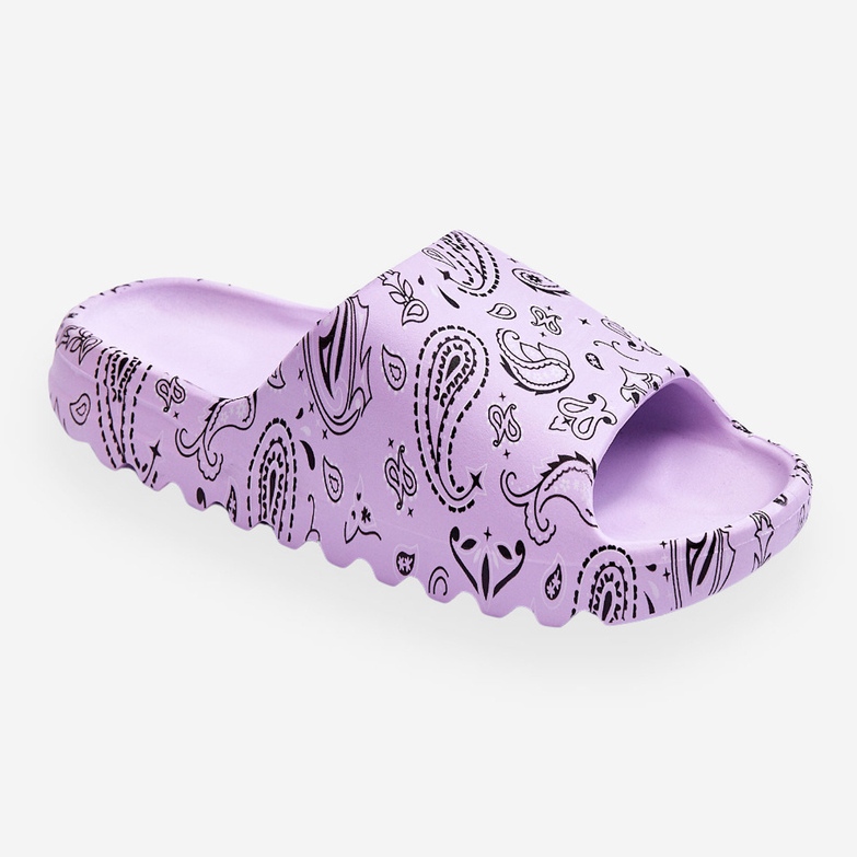 Pantuflas De Mujer De Moda En Una Plataforma Masiva Púrpura Lorette violeta 1 Pantuflas De Mujer De Moda En Una Plataforma Masiva Púrpura Lorette violeta 1