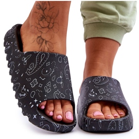 Zapatillas de mujer de moda en una plataforma masiva Lorette negro 9