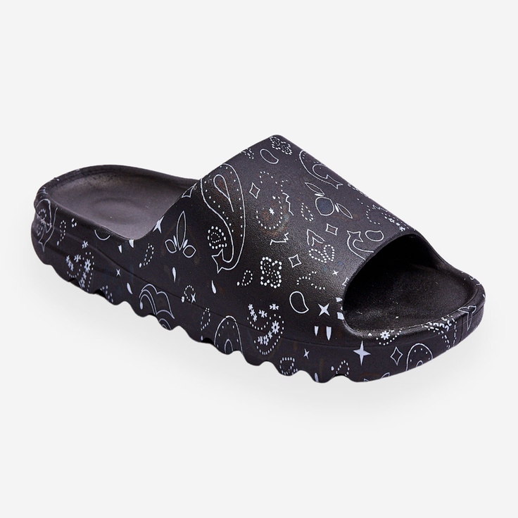 Zapatillas de mujer de moda en una plataforma masiva Lorette negro 1