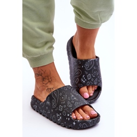 Zapatillas de mujer de moda en una plataforma masiva Lorette negro 6