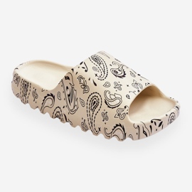PS1 Zapatillas de mujer de moda en una plataforma masiva beige lorette 1