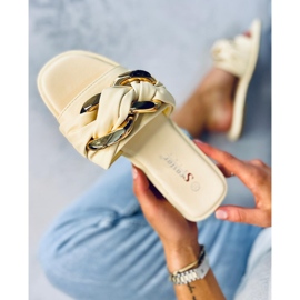 Seastar Chanclas Tobin Yellow con cadena amarillo 5