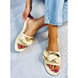 Seastar Chanclas Tobin Yellow con cadena amarillo 4