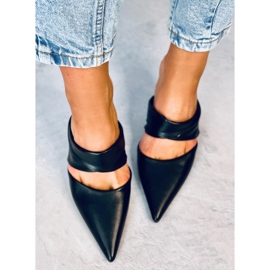 Charisse Sandalias negras con tacón de aguja negro 2