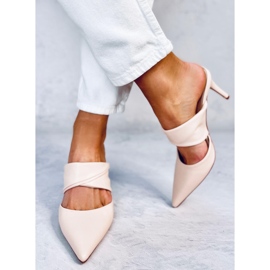 Charisse Sandalias beige con tacón de aguja 4