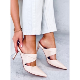 Charisse Sandalias beige con tacón de aguja 5