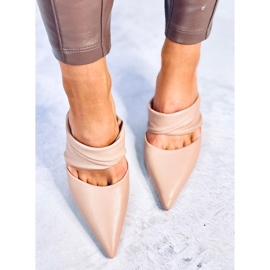 Sandalias con tacón de aguja Khaki de Charisse beige 5