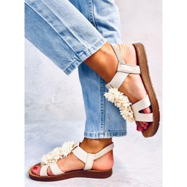 Sandalias Flor Beige Astaire 2