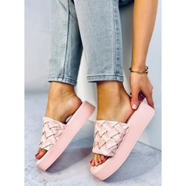 Sandalias Cuña Inaba Rosa rosado 2